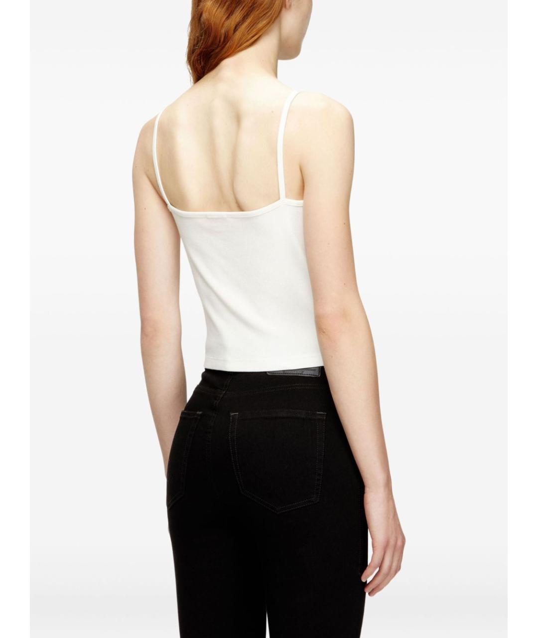 DIESEL Белая хлопковая майка, фото 4