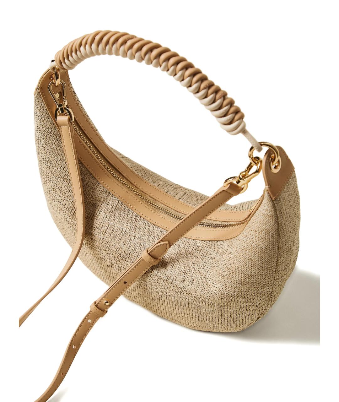 TWIN-SET Бежевая сумка с короткими ручками, фото 3