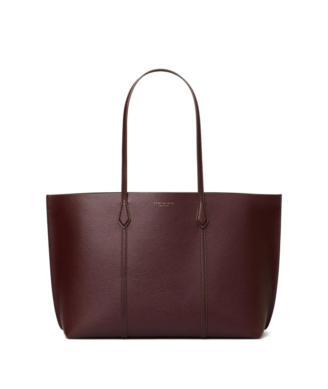 TORY BURCH Красная кожаная сумка тоут, фото 1