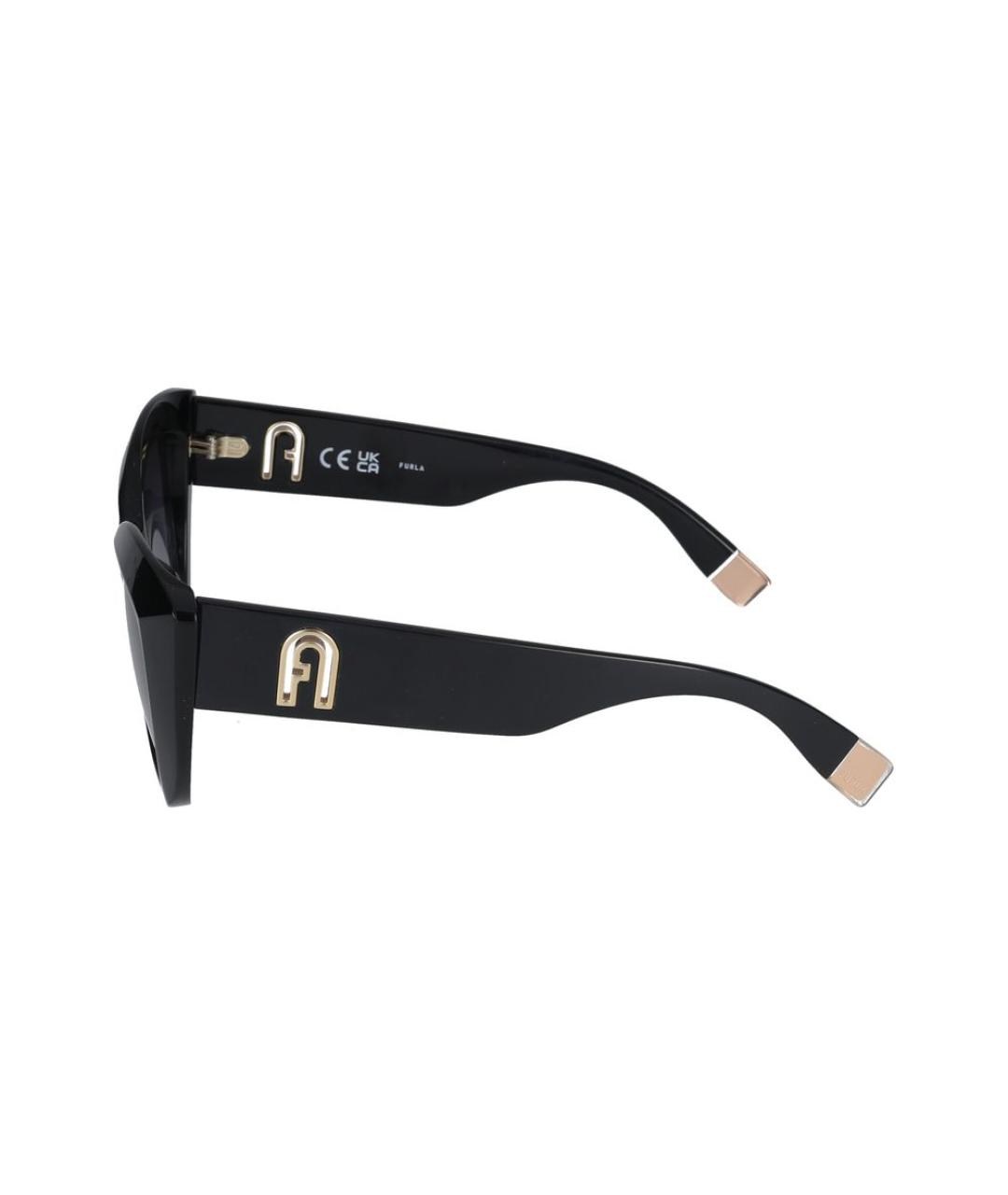 FURLA Черные солнцезащитные очки, фото 3