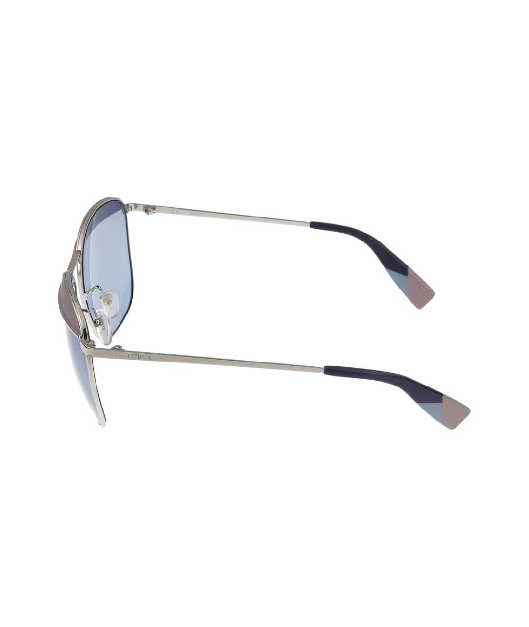 FURLA Мульти металлические солнцезащитные очки, фото 3