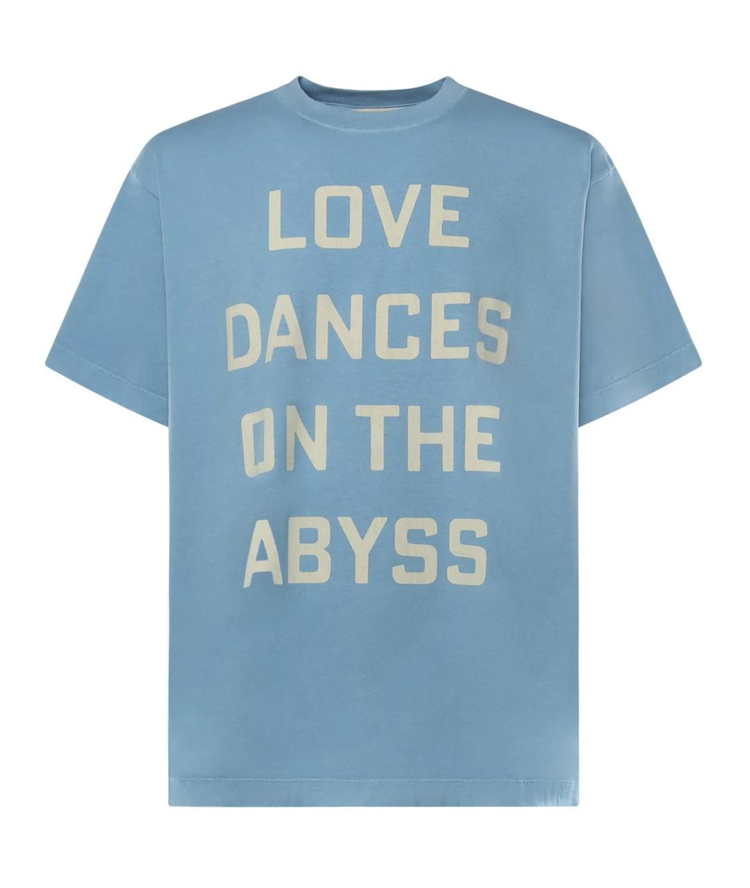 VALENTINO Синяя хлопковая футболка, фото 1