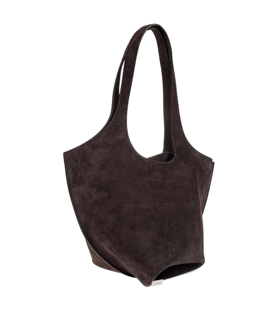 THE ATTICO Коричневая кожаная сумка тоут, фото 4