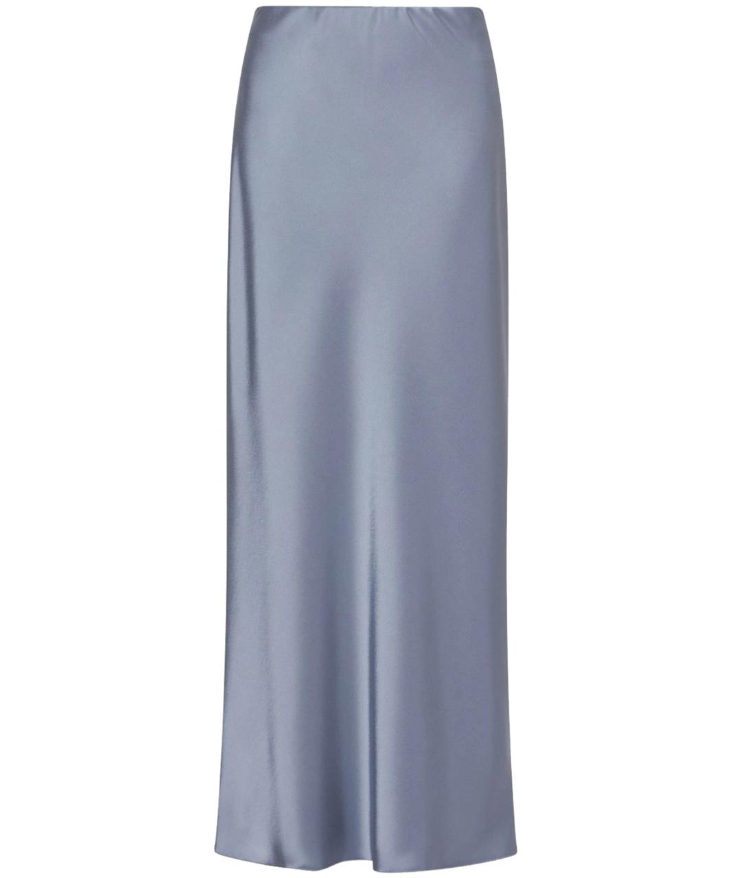 MARELLA Синяя ацетатная юбка макси, фото 1