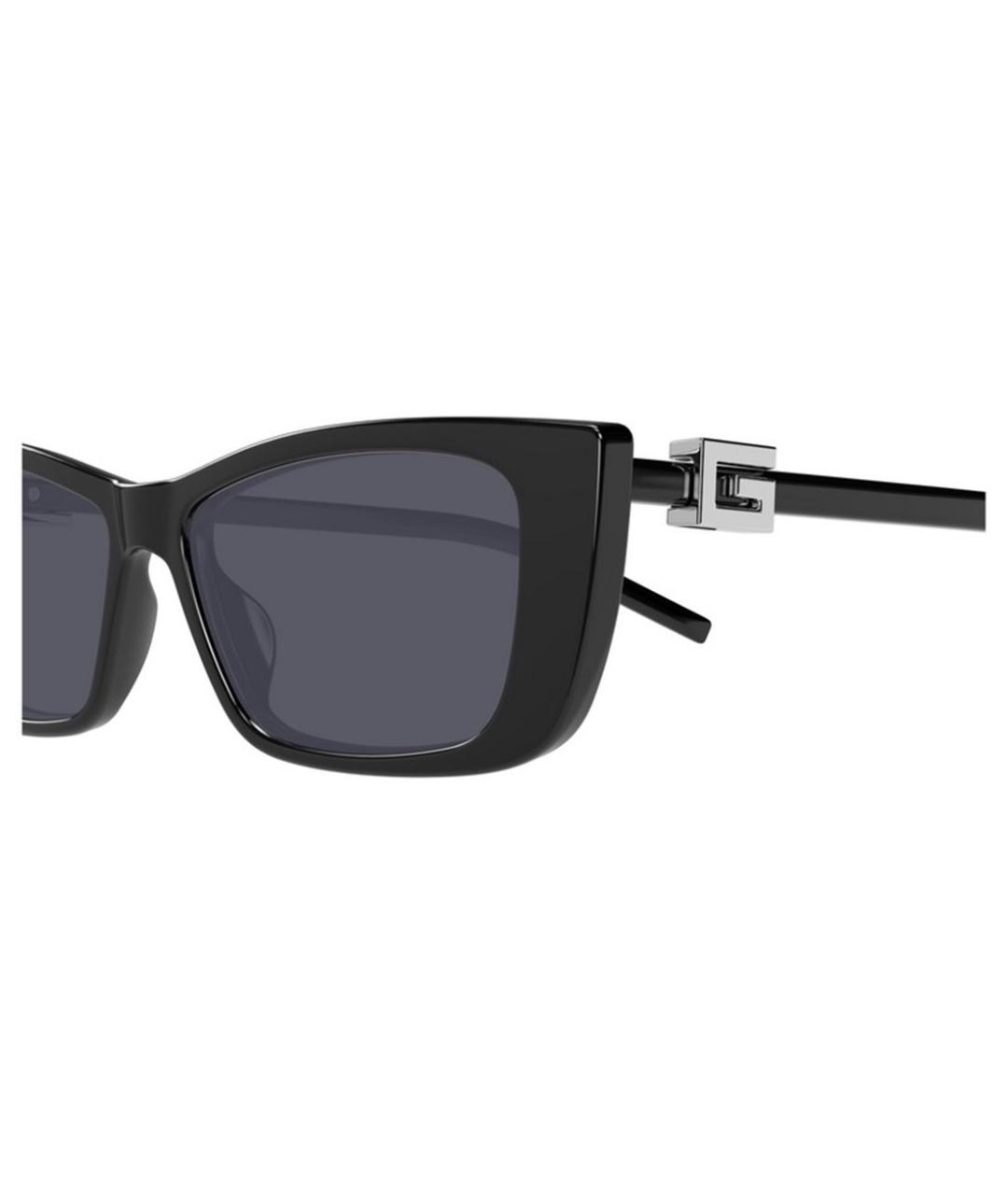 GUCCI Черные пластиковые солнцезащитные очки, фото 3