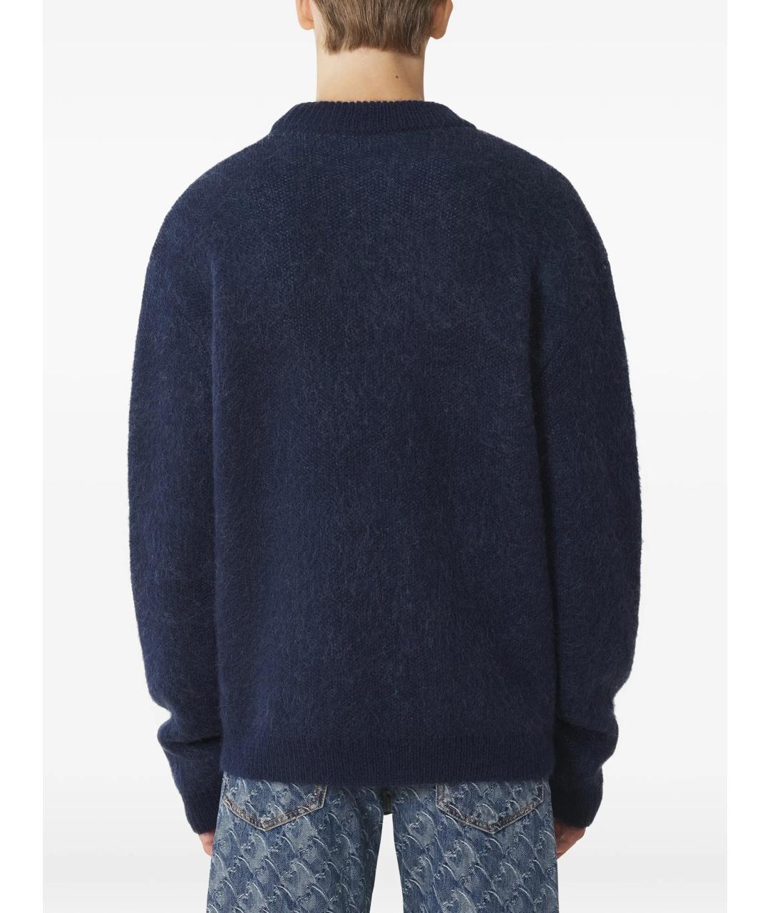 LANVIN Синий джемпер / свитер, фото 4