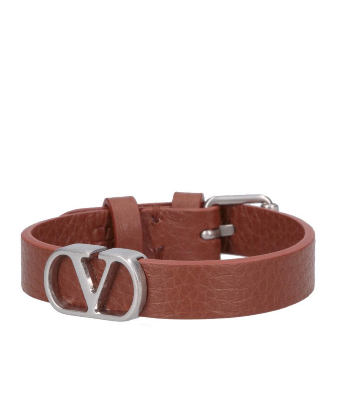 VALENTINO Красный кожаный браслет, фото 2