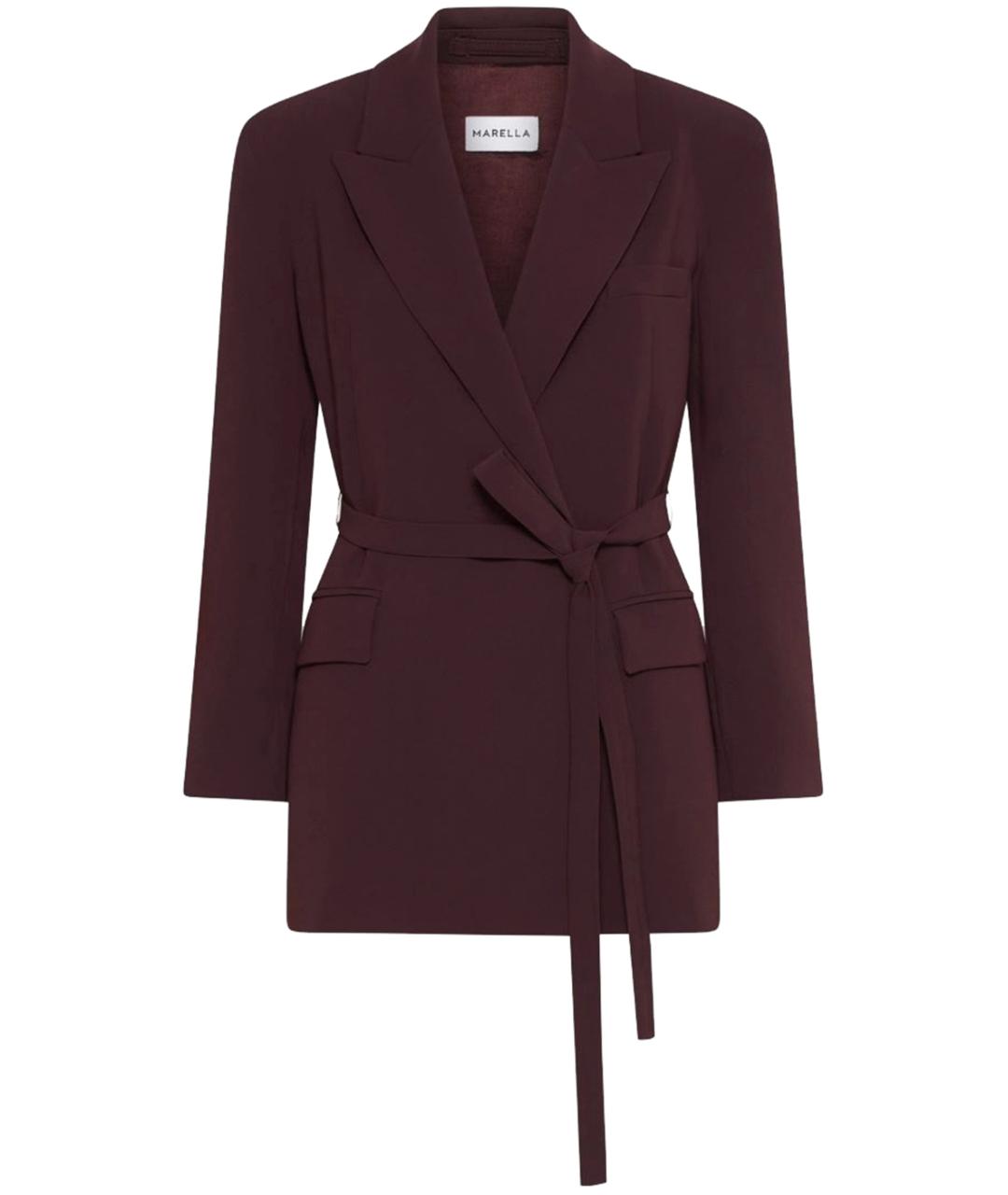 MARELLA Коричневый жакет/пиджак, фото 1