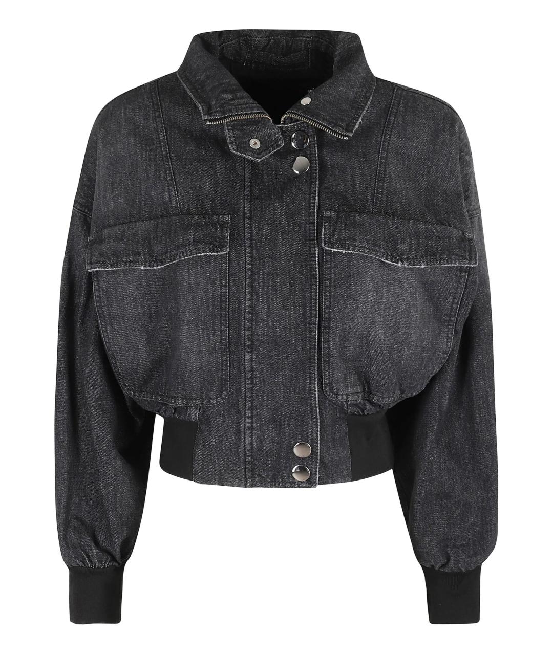 MARELLA Черная хлопковая куртка, фото 1