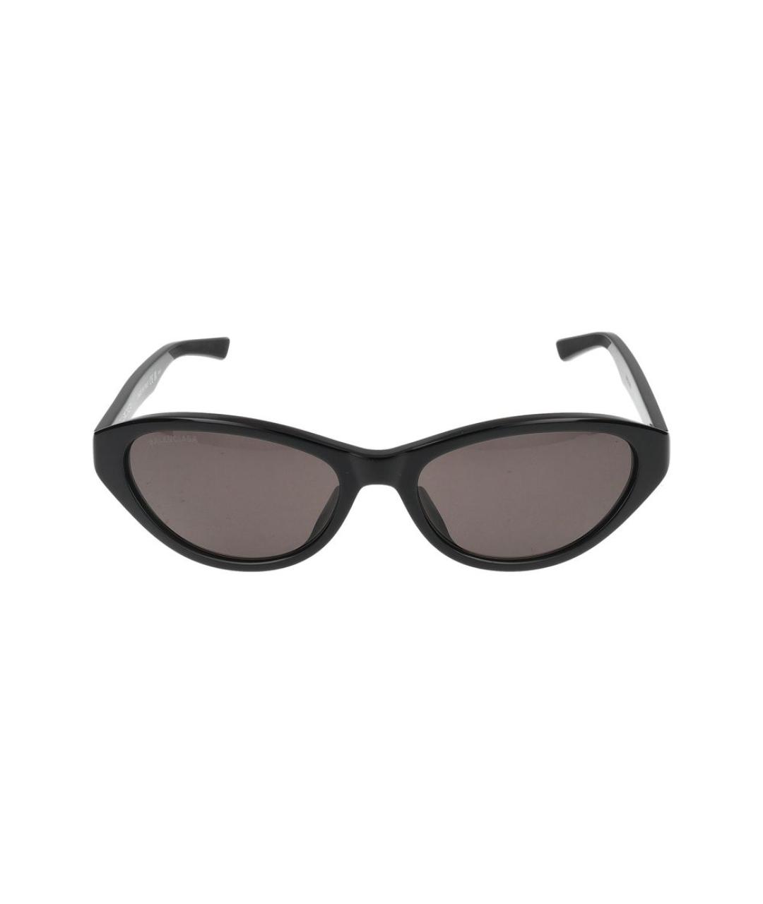 BALENCIAGA Черные пластиковые солнцезащитные очки, фото 2