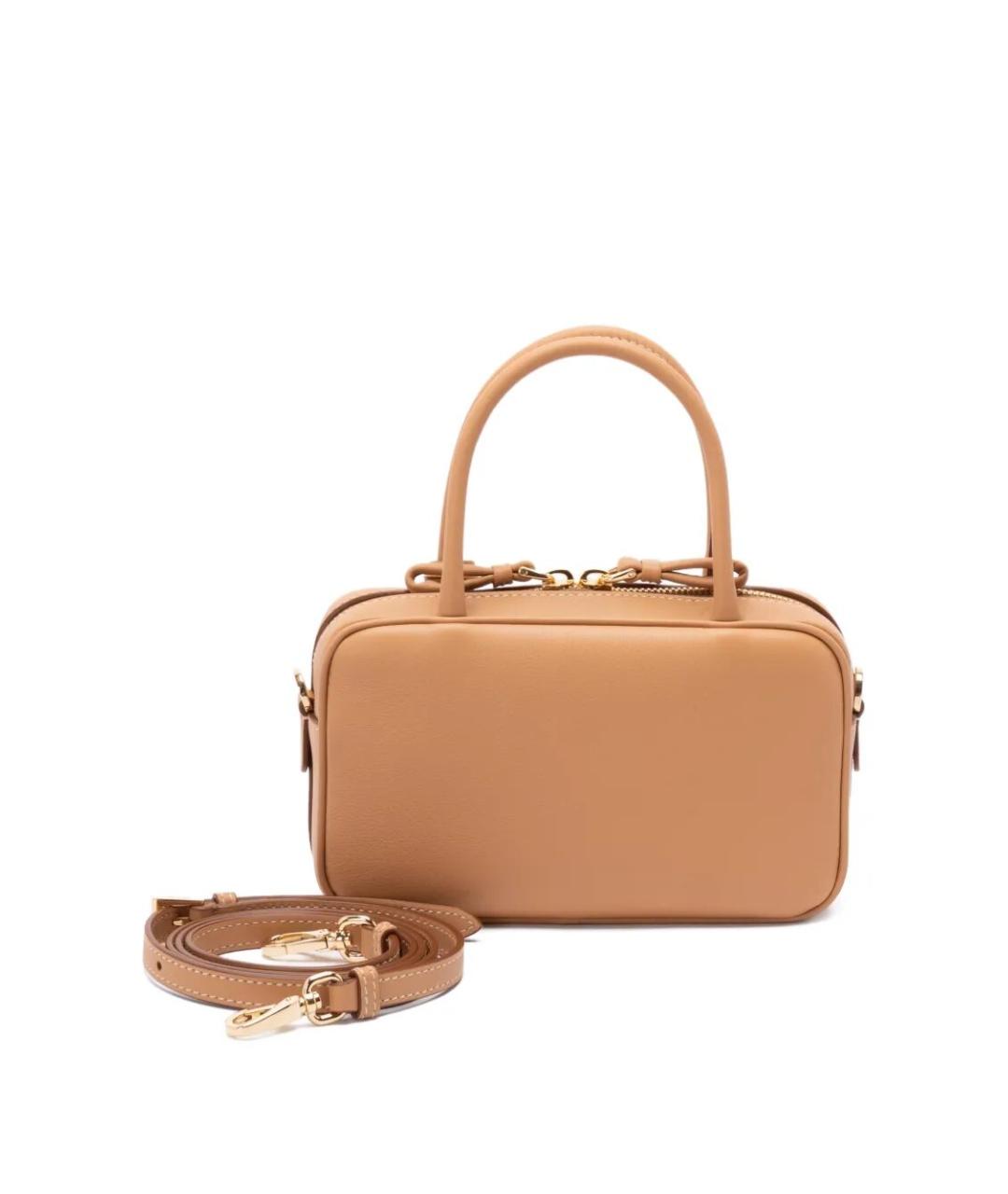 PRADA Бежевая кожаная сумка тоут, фото 3