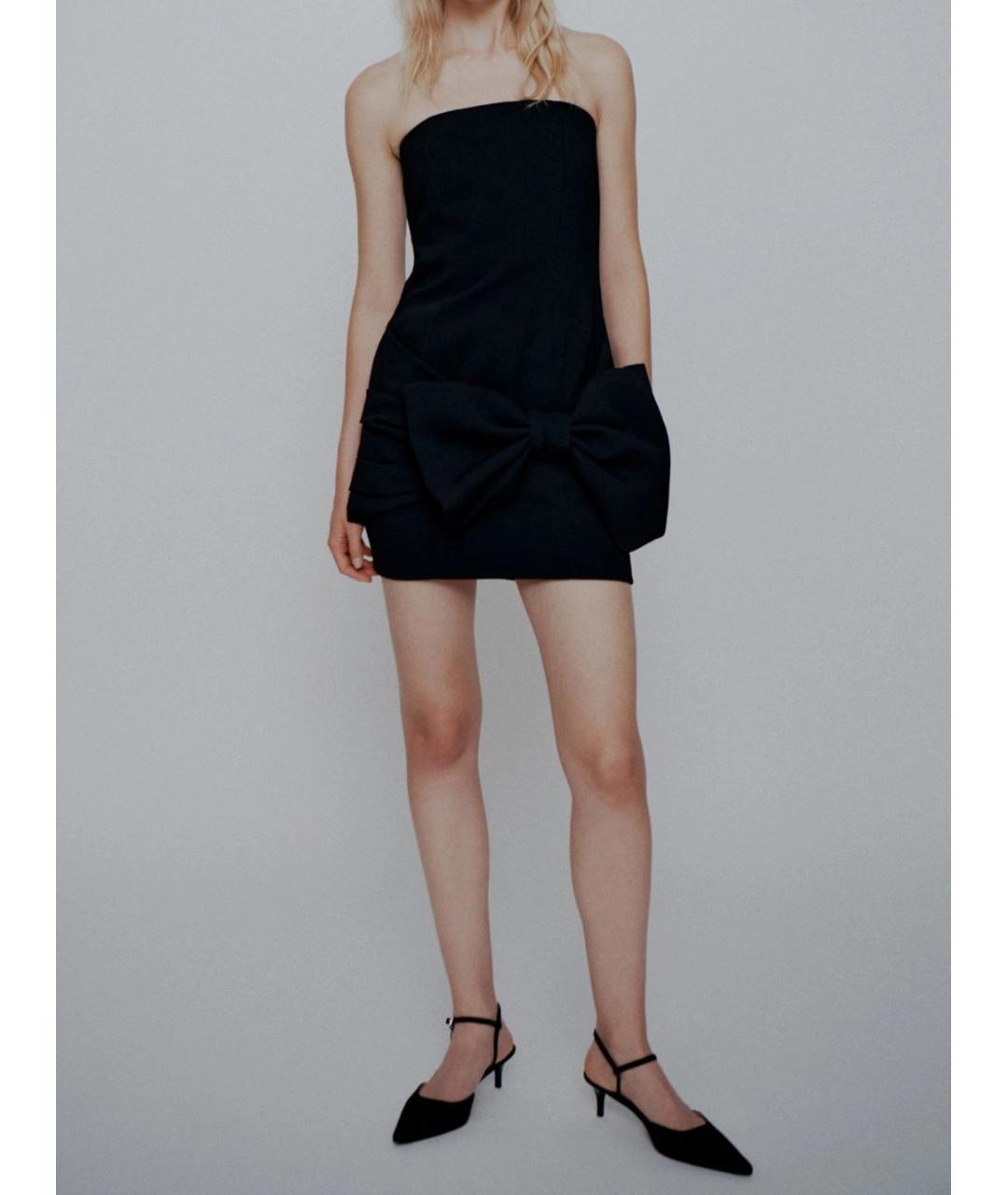 MARELLA Черное полиэстеровое вечернее платье, фото 2