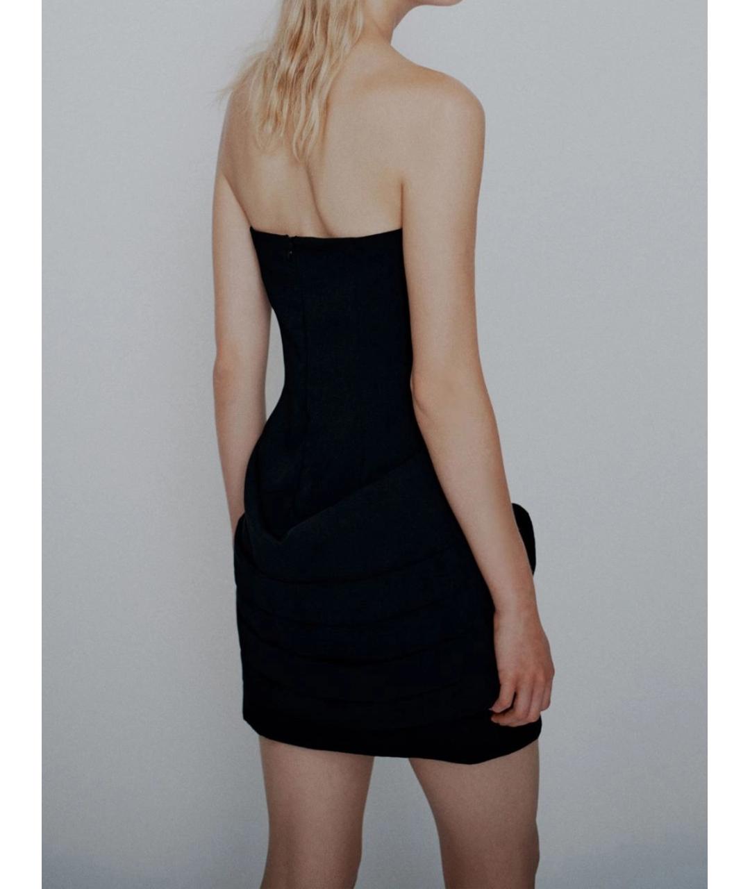 MARELLA Черное полиэстеровое вечернее платье, фото 3