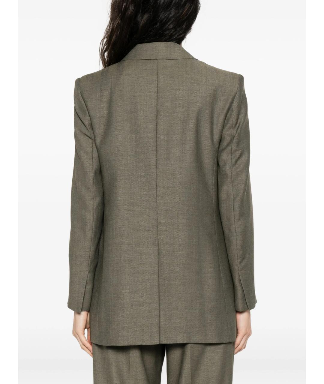 MARELLA Зеленый шерстяной жакет/пиджак, фото 4