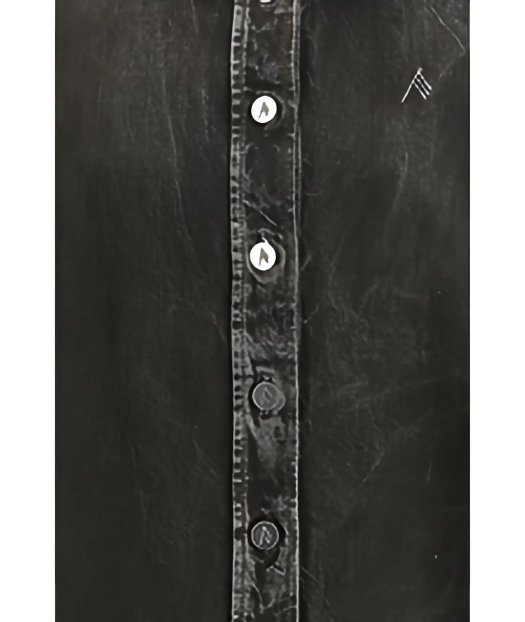 THE ATTICO Черная хлопковая рубашка, фото 3