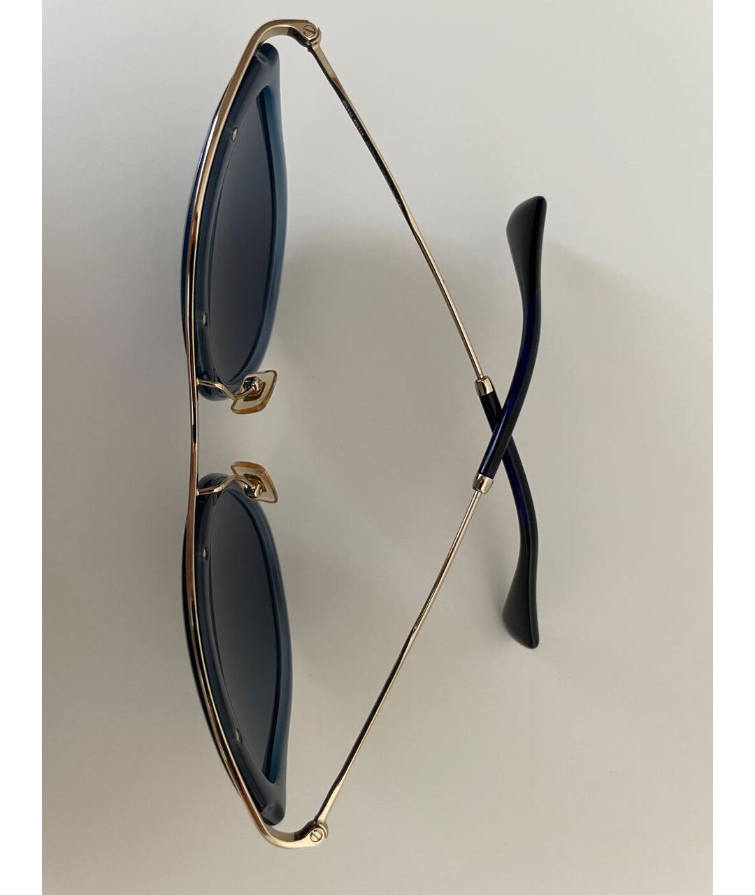 MIU MIU Синие пластиковые солнцезащитные очки, фото 6