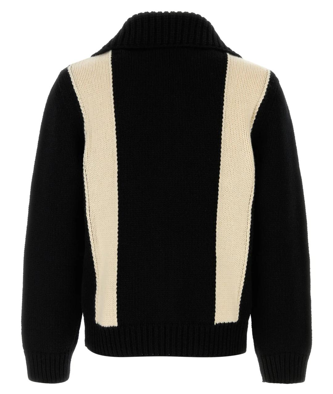 VALENTINO Черный шерстяной джемпер / свитер, фото 2