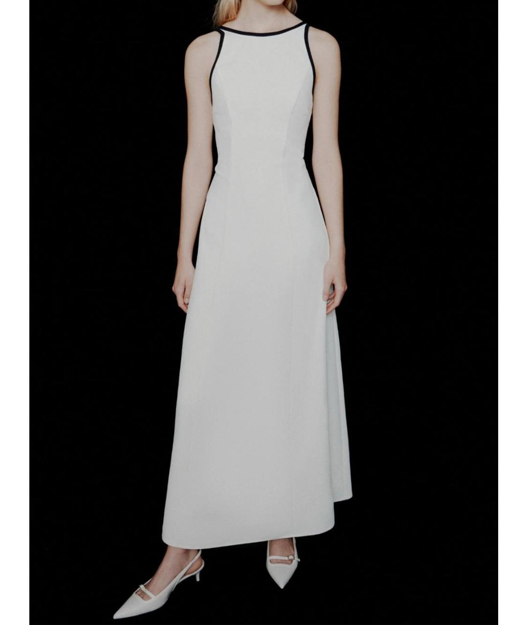 MARELLA Белое полиэстеровое повседневное платье, фото 2