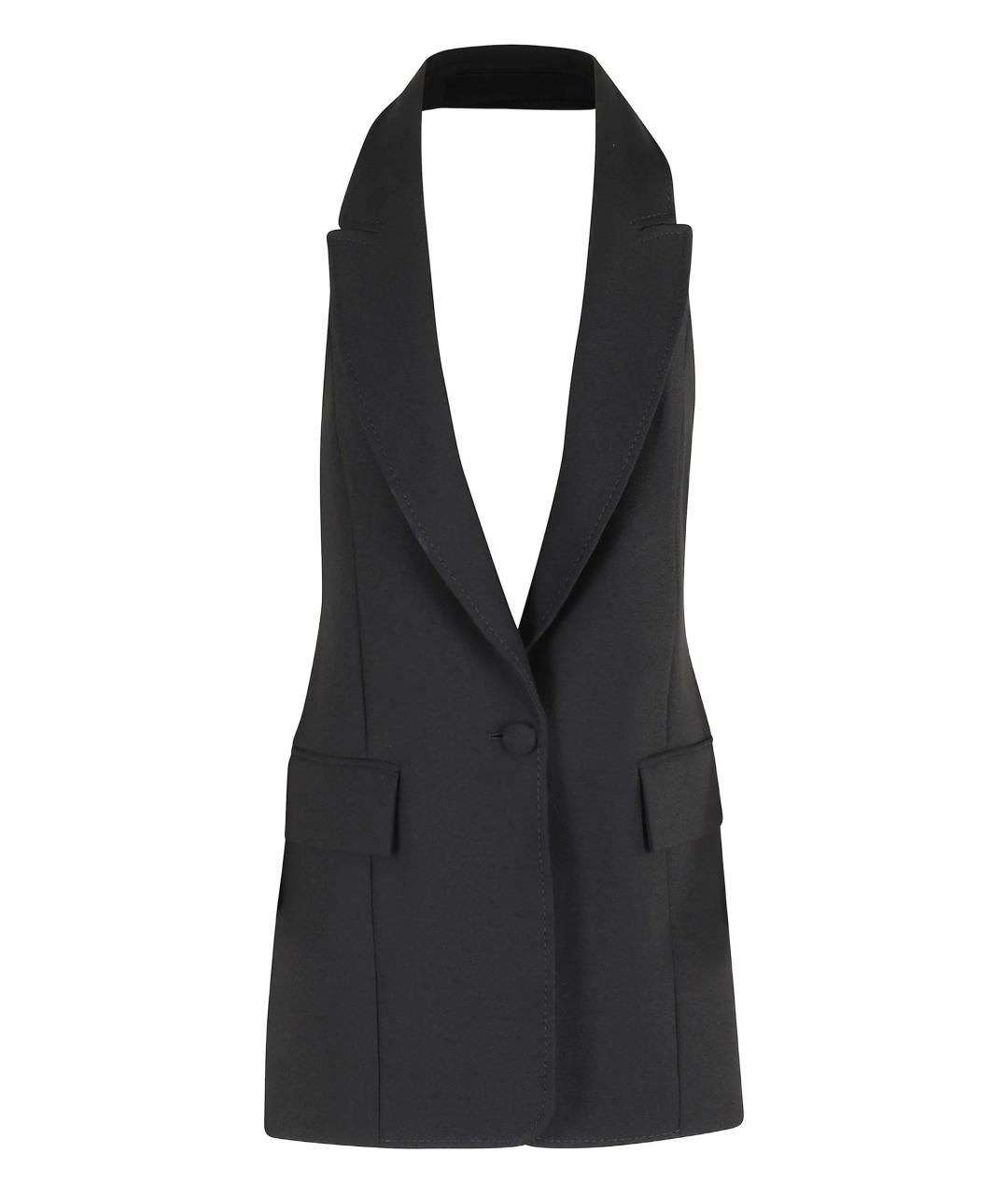 MARELLA Черный шерстяной жилет, фото 1