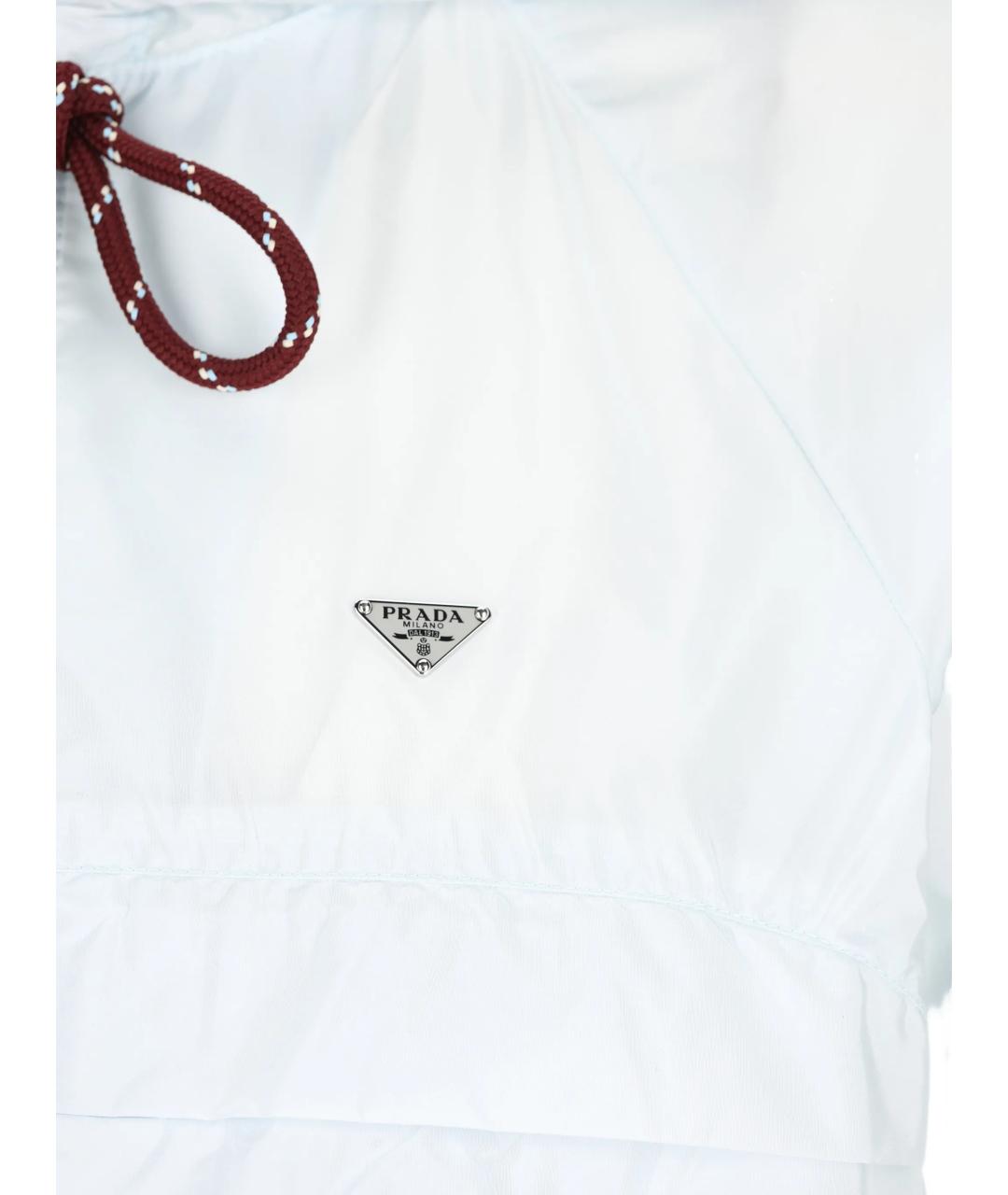 PRADA Белая полиамидовая куртка, фото 4