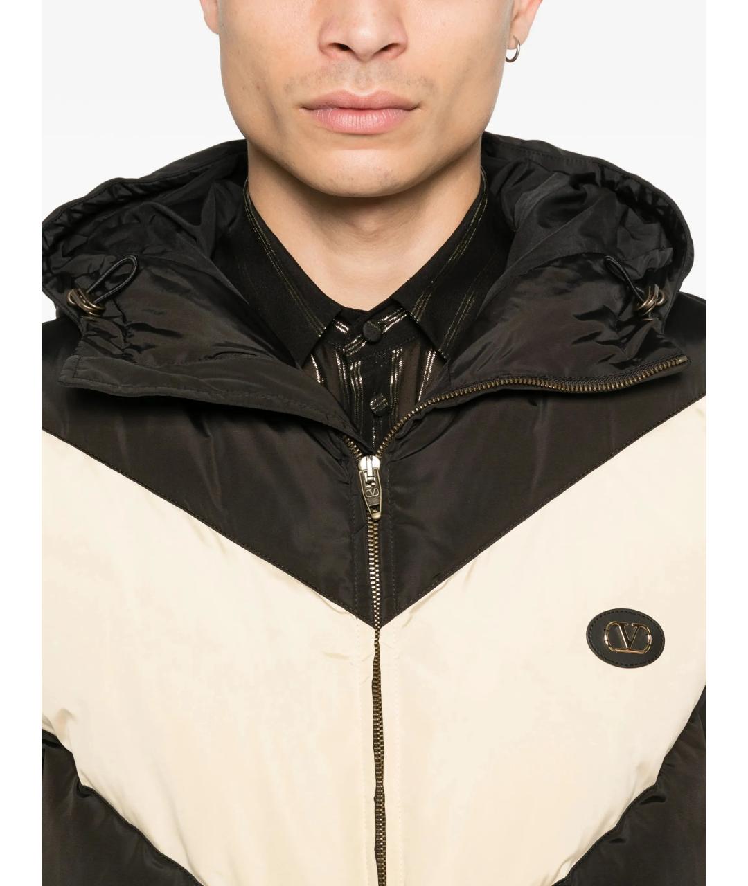 VALENTINO Черная полиамидовая куртка, фото 2