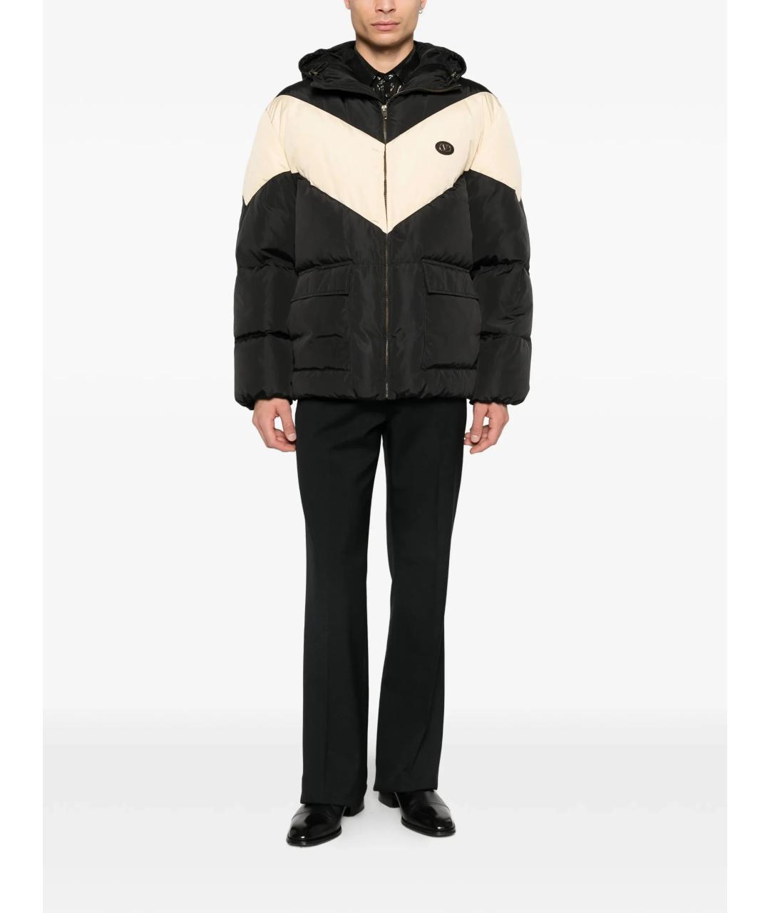 VALENTINO Черная полиамидовая куртка, фото 3
