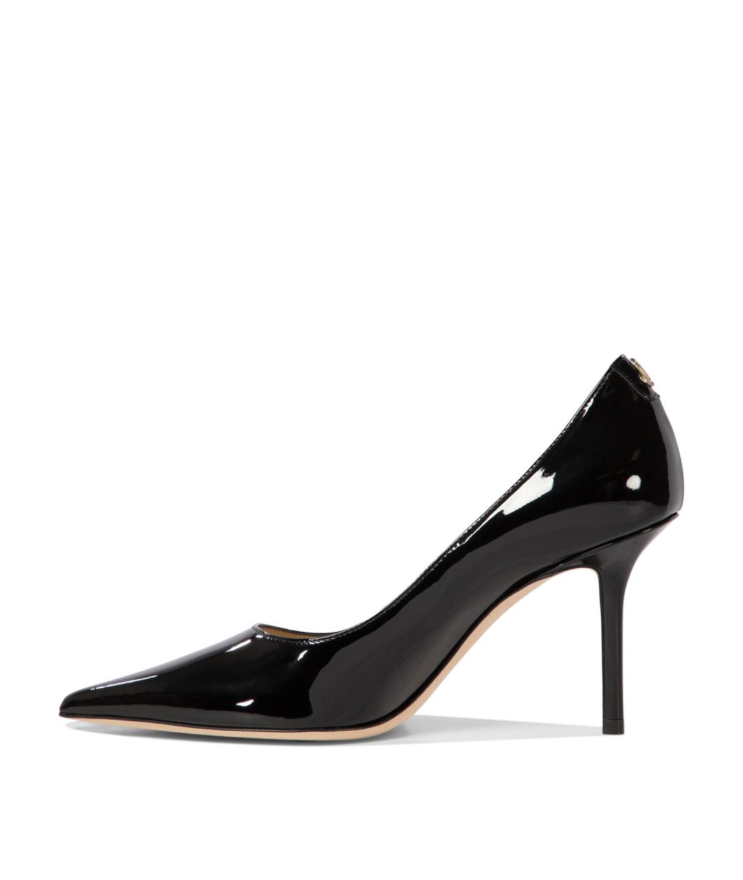 JIMMY CHOO Черные туфли из лакированной кожи, фото 3