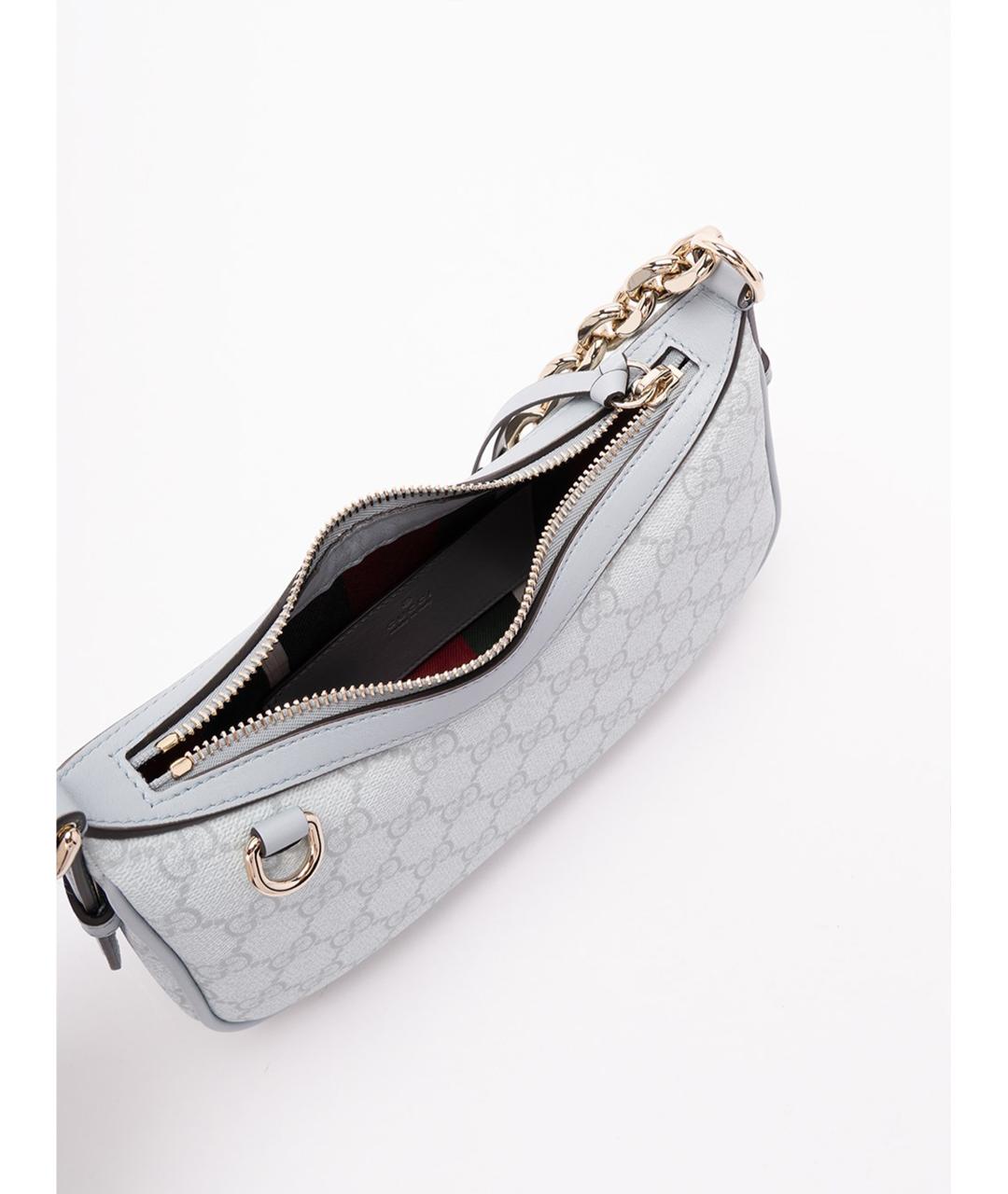 GUCCI Голубая сумка через плечо, фото 5