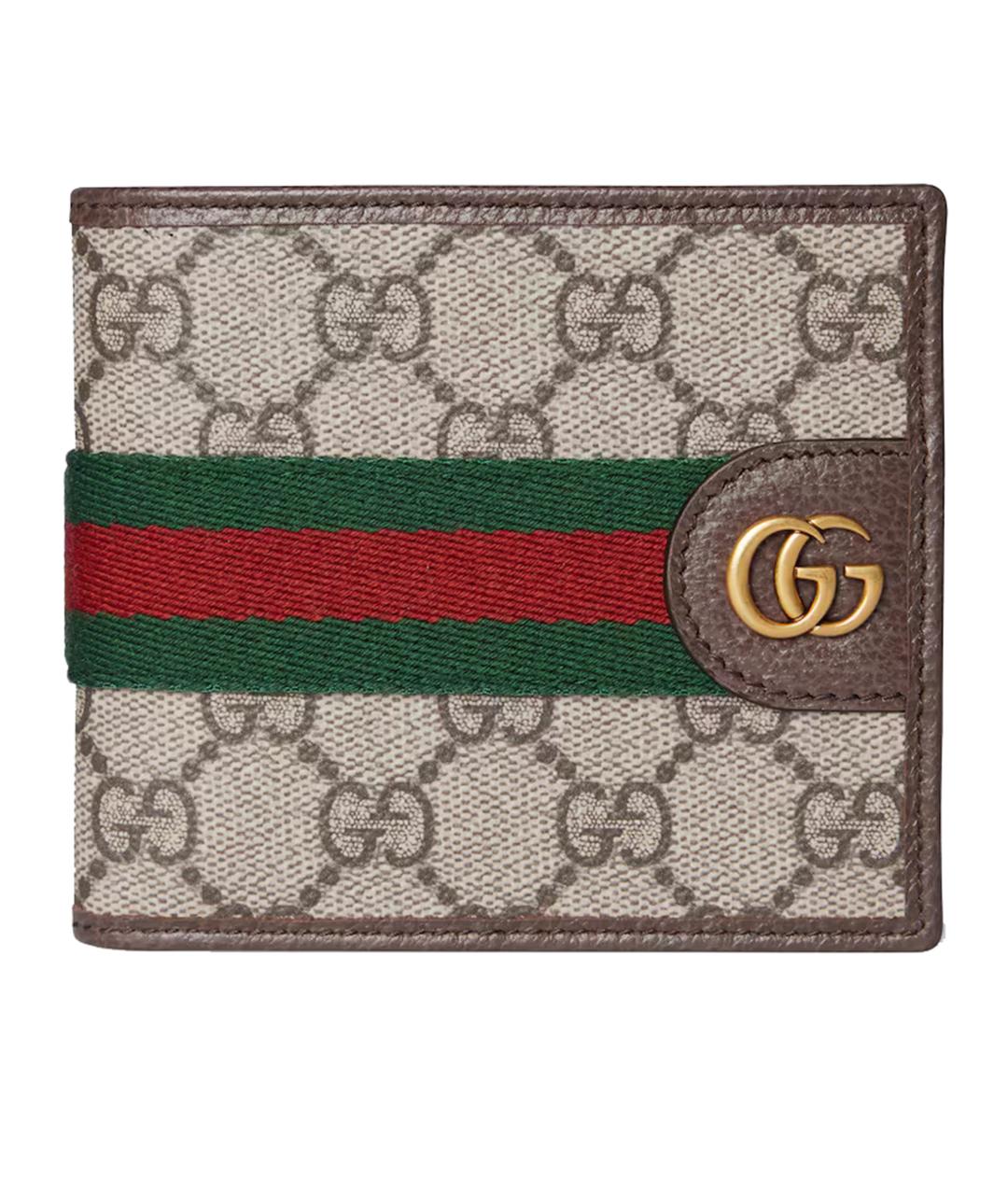 GUCCI Коричневый кошелек, фото 1