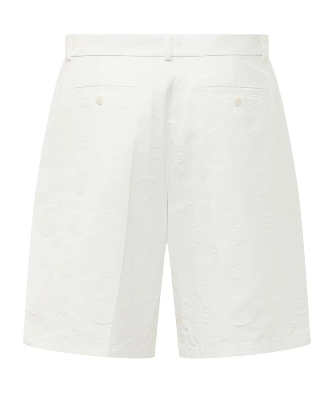 CASABLANCA Белые хлопковые шорты, фото 2