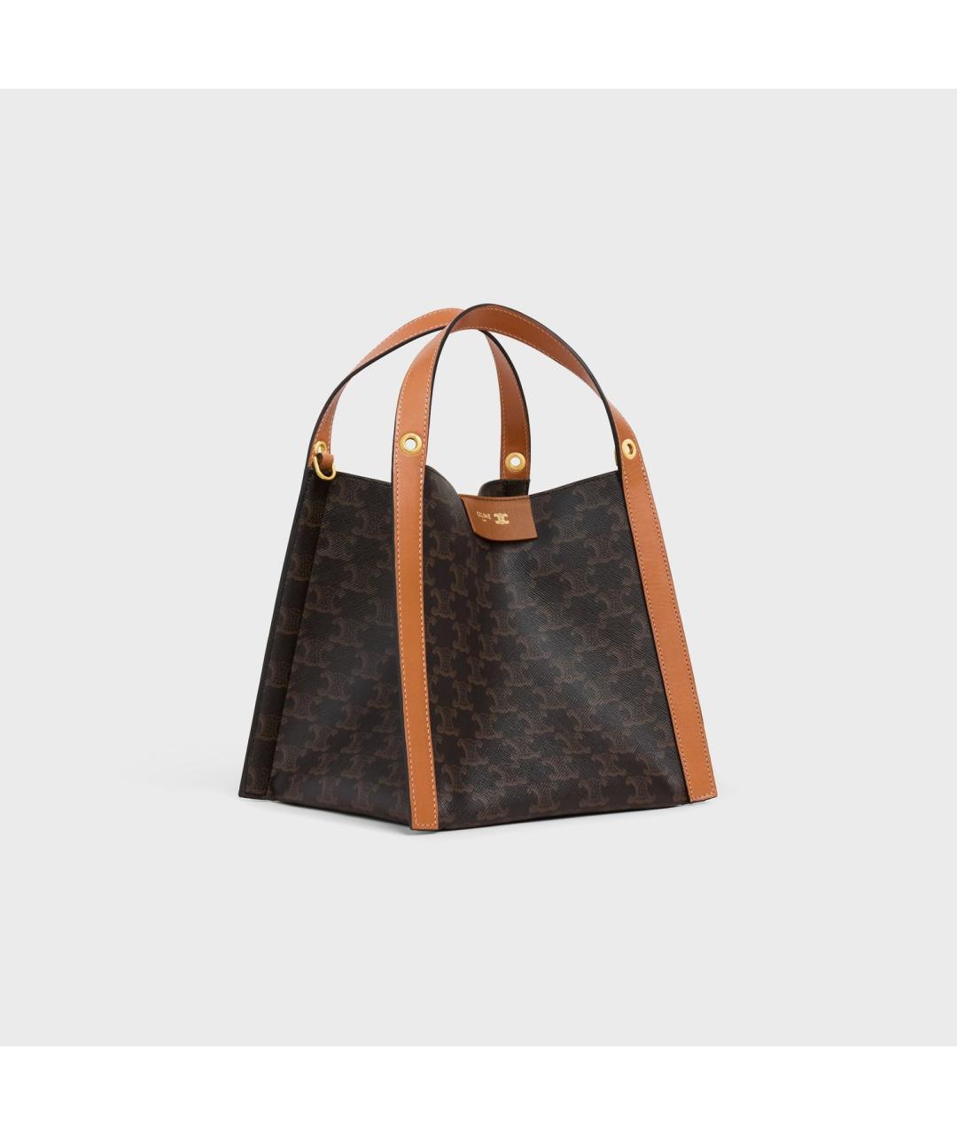 CELINE Коричневая сумка тоут, фото 3