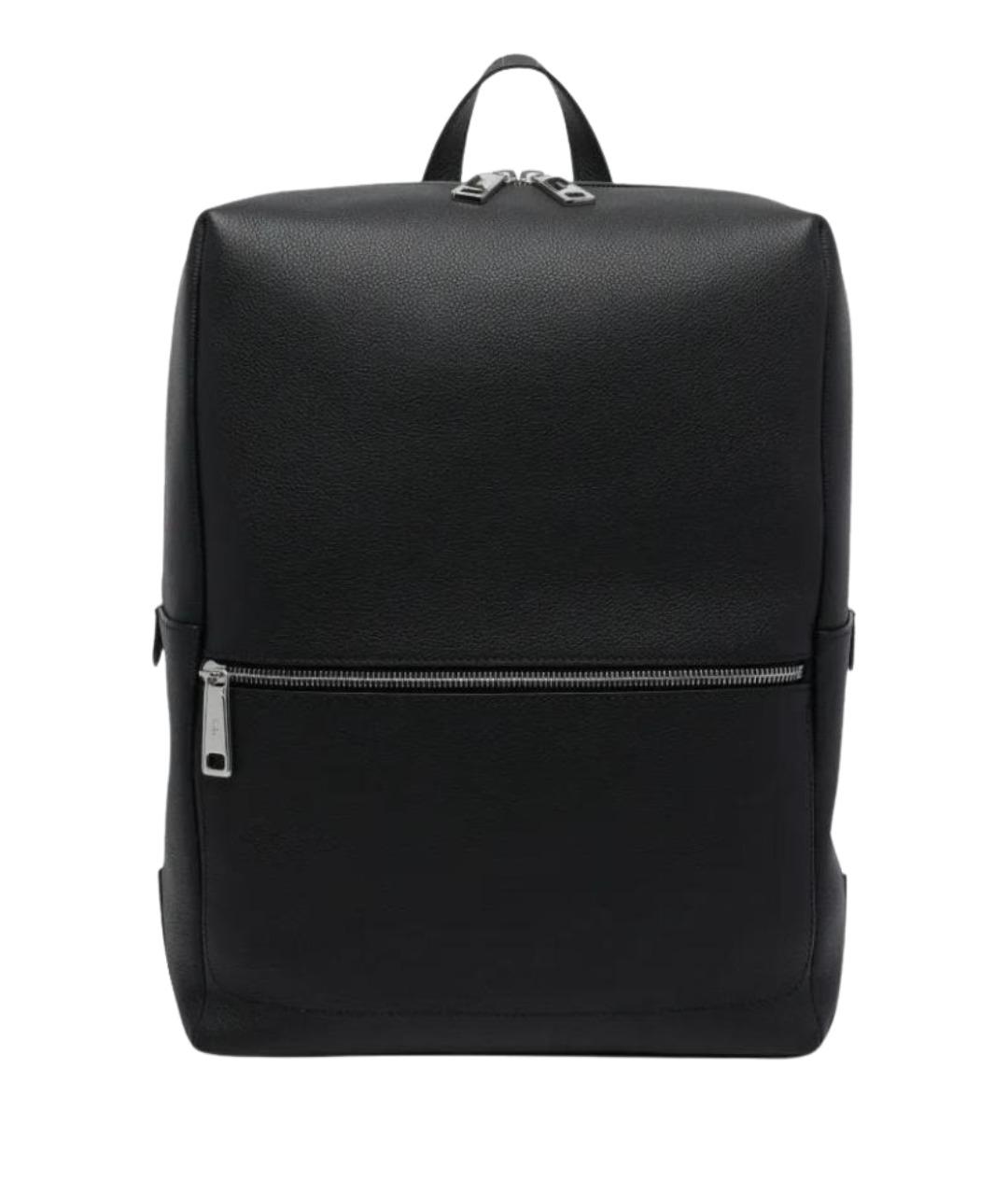 FENDI Черный кожаный рюкзак, фото 1