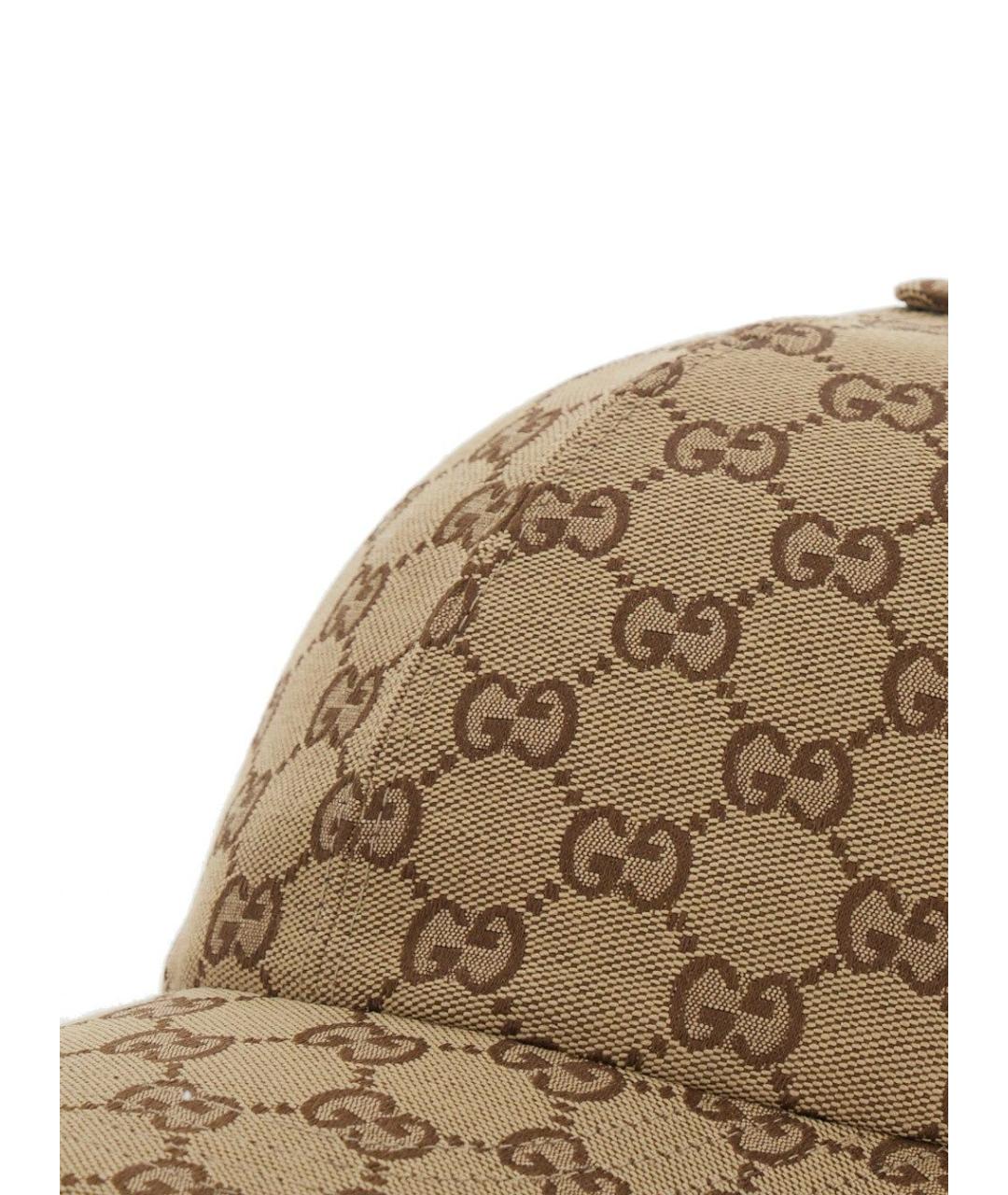 GUCCI Бежевая кепка, фото 3