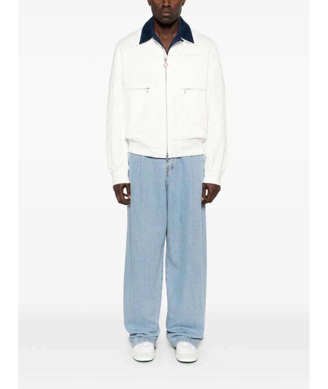 CASABLANCA Белая хлопковая куртка, фото 2