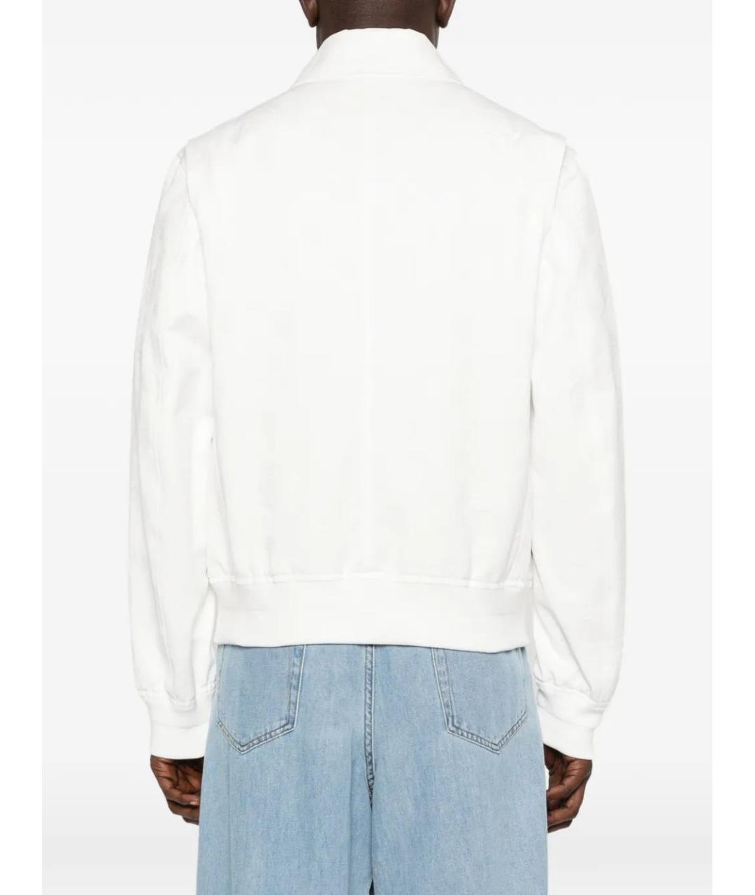 CASABLANCA Белая хлопковая куртка, фото 4