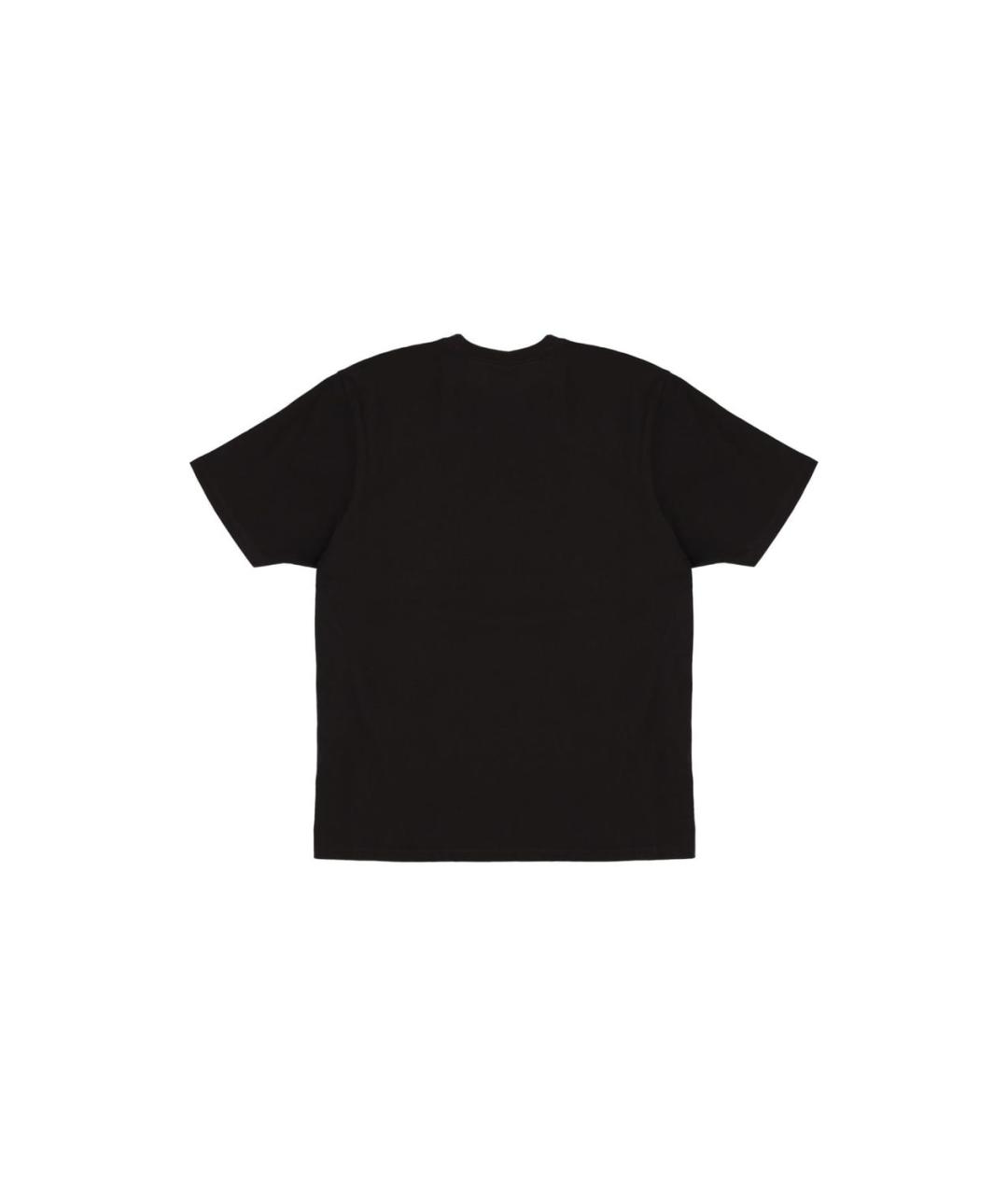 CP COMPANY Черная хлопковая футболка, фото 2