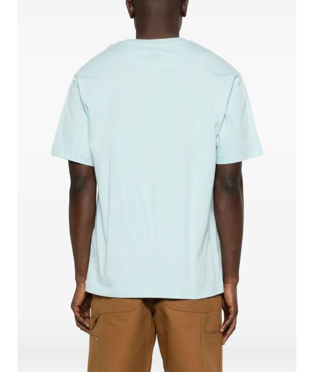KENZO Голубая хлопковая футболка, фото 4