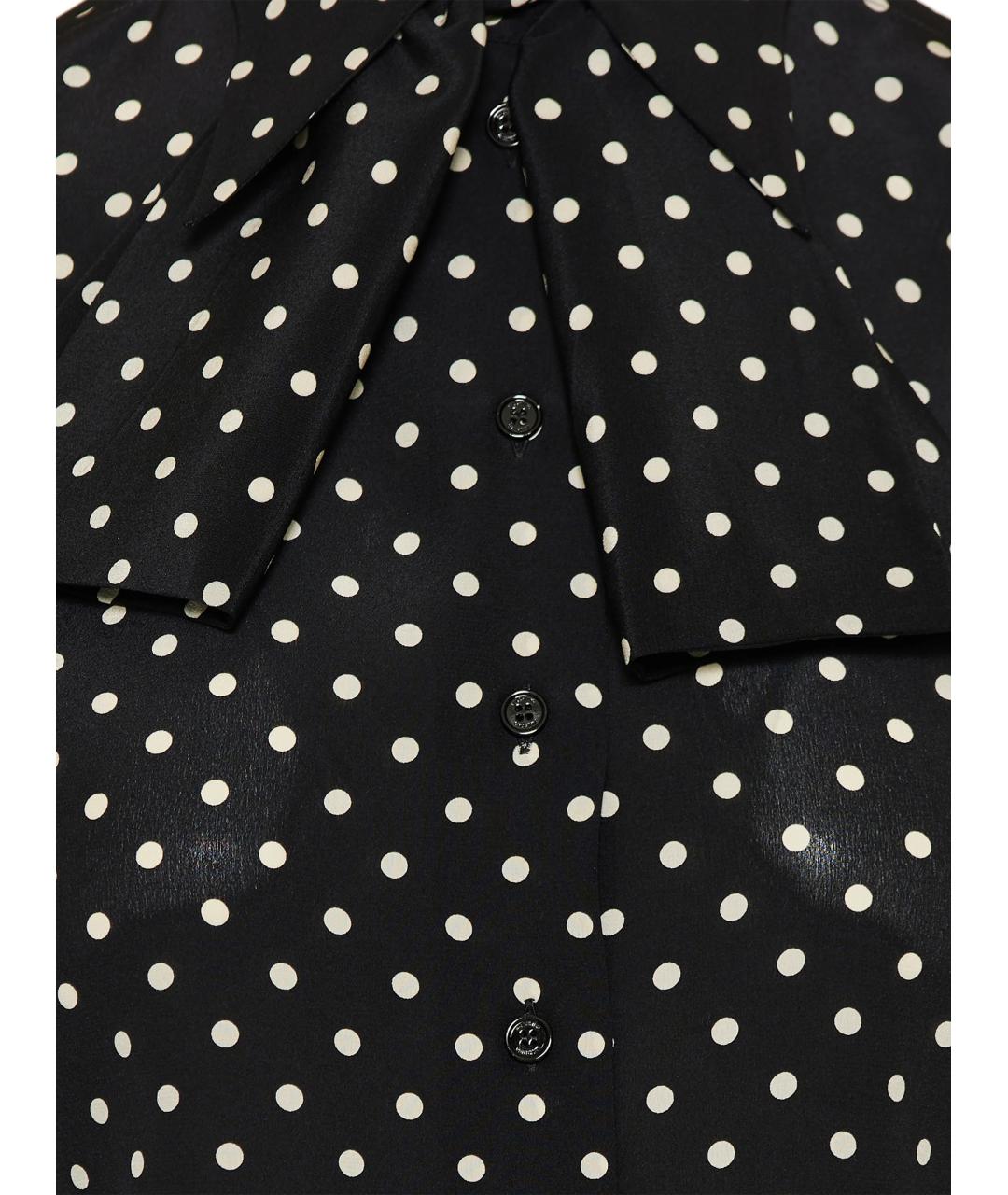 VALENTINO Черная шелковая рубашка, фото 3