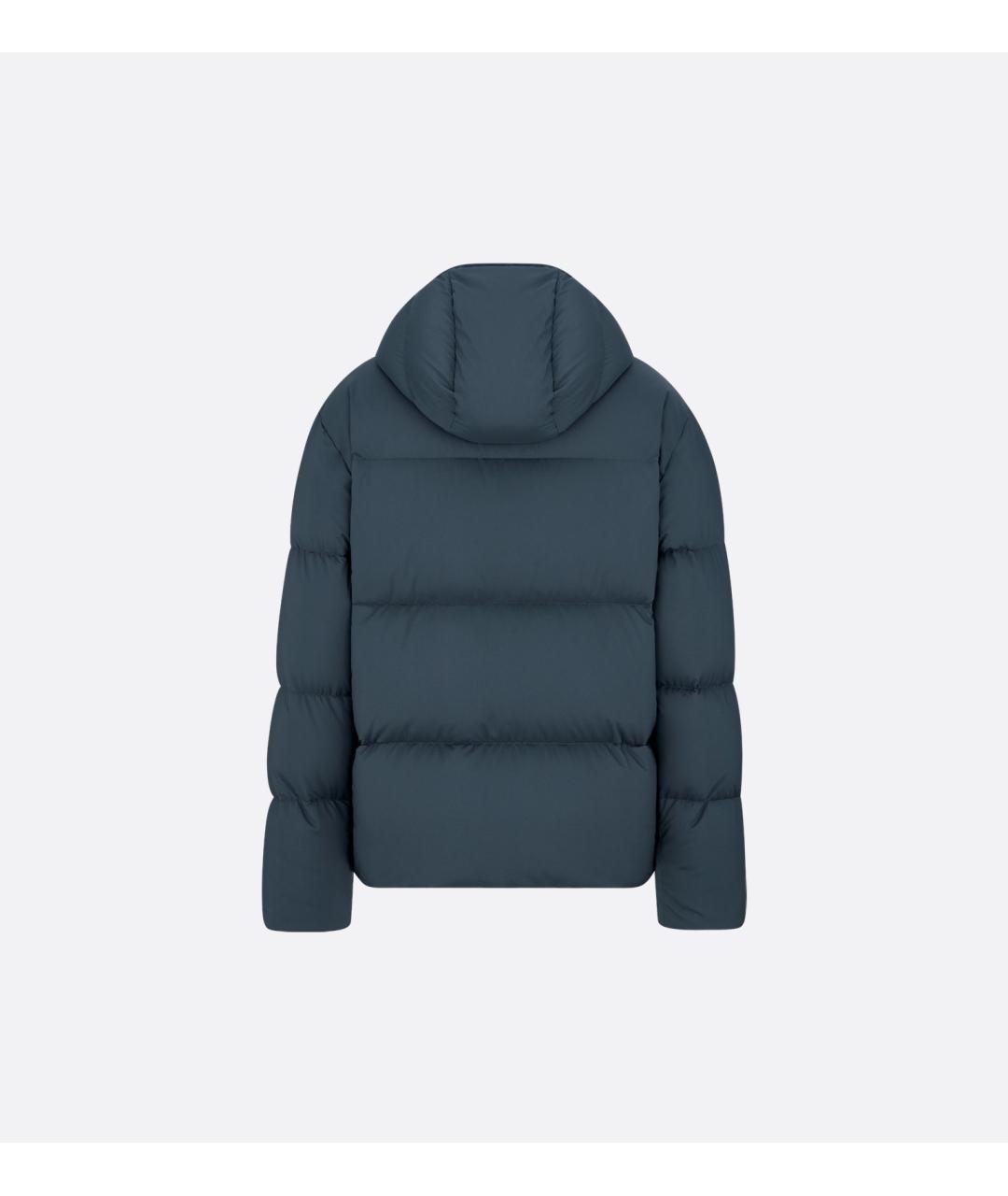 CHRISTIAN DIOR Синий полиэстеровый пуховик, фото 2