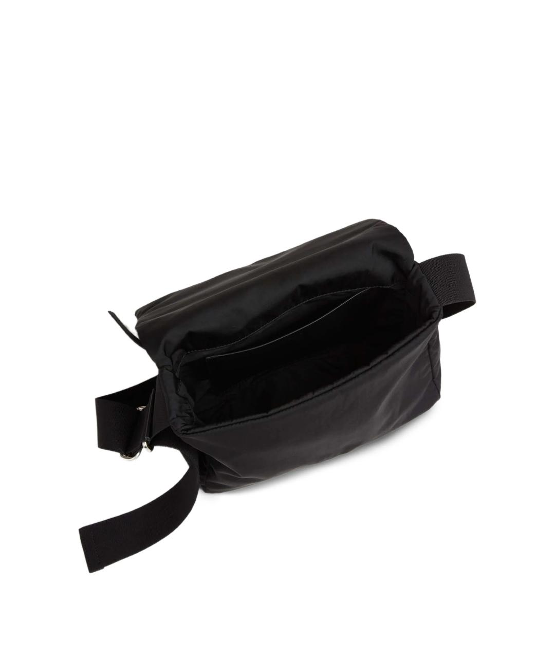 JIL SANDER Черная тканевая сумка на плечо, фото 4