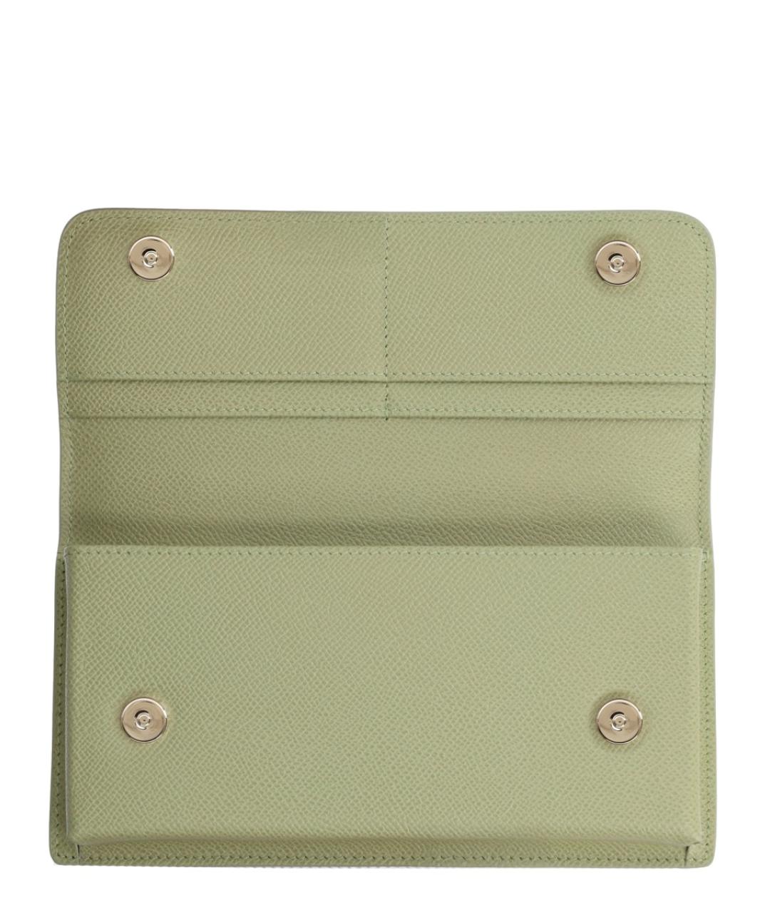 DOLCE&GABBANA Зеленая кожаная сумка через плечо, фото 4