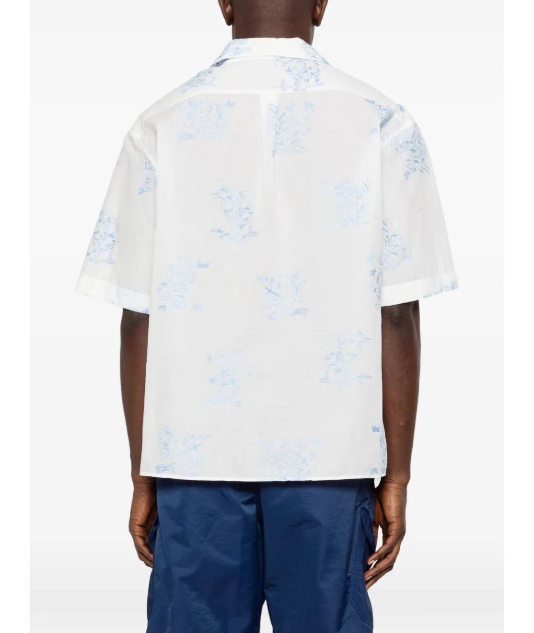 KENZO Белая хлопковая кэжуал рубашка, фото 4