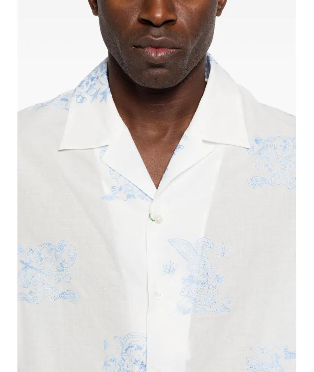 KENZO Белая хлопковая кэжуал рубашка, фото 5