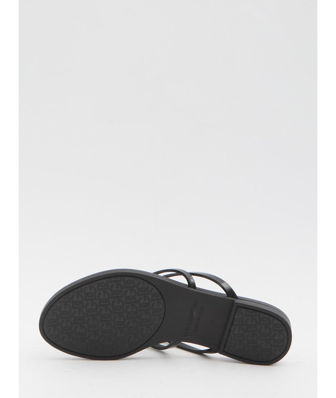 DOLCE&GABBANA Черные сандалии, фото 4