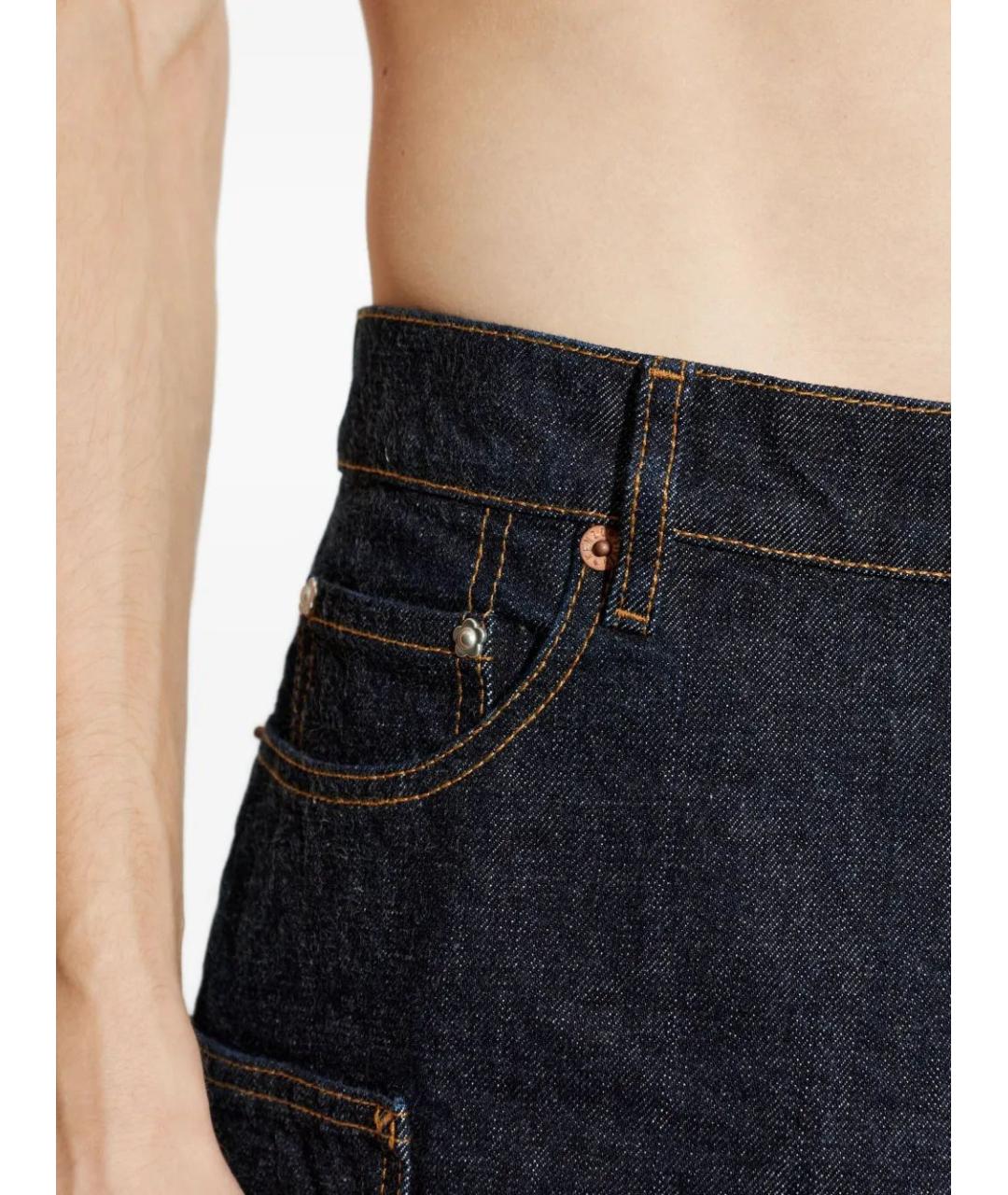 KENZO Синие хлопковые шорты, фото 5