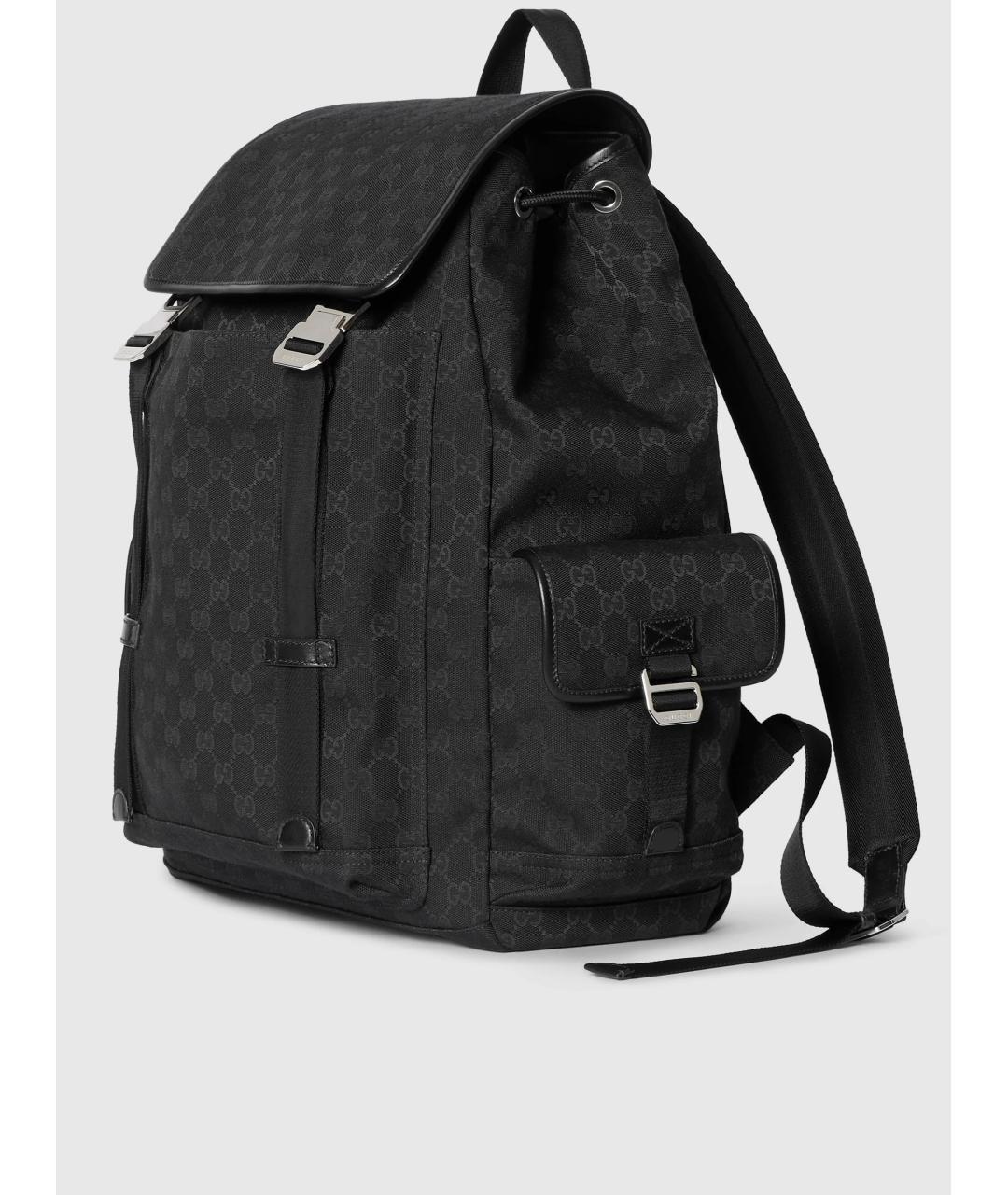 GUCCI Черный тканевый рюкзак, фото 2