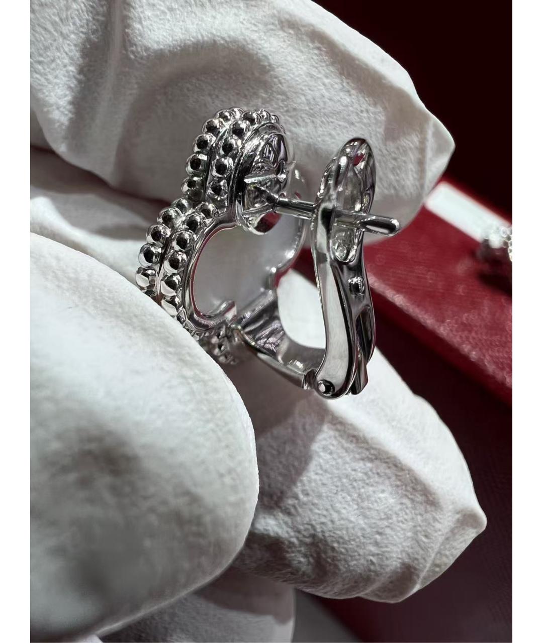 VAN CLEEF & ARPELS Серебряные серьги из белого золота, фото 6