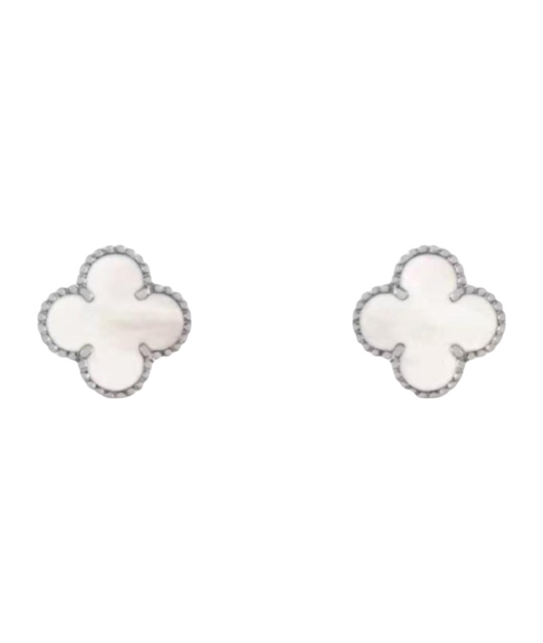 VAN CLEEF & ARPELS Серебряные серьги из белого золота, фото 1