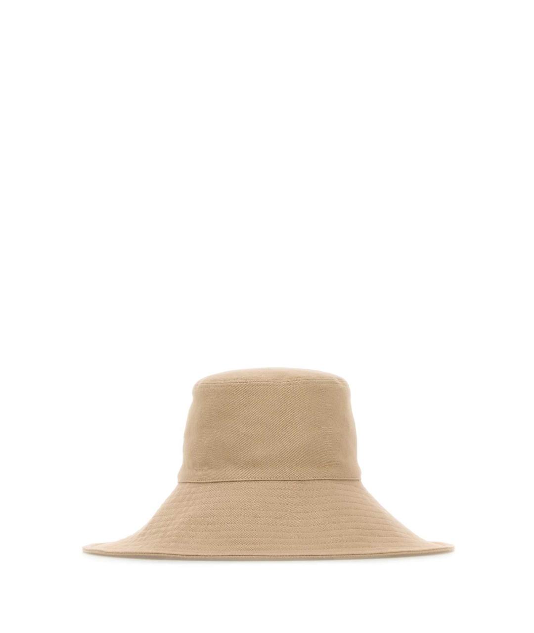 MIU MIU Бежевая хлопковая панама, фото 2