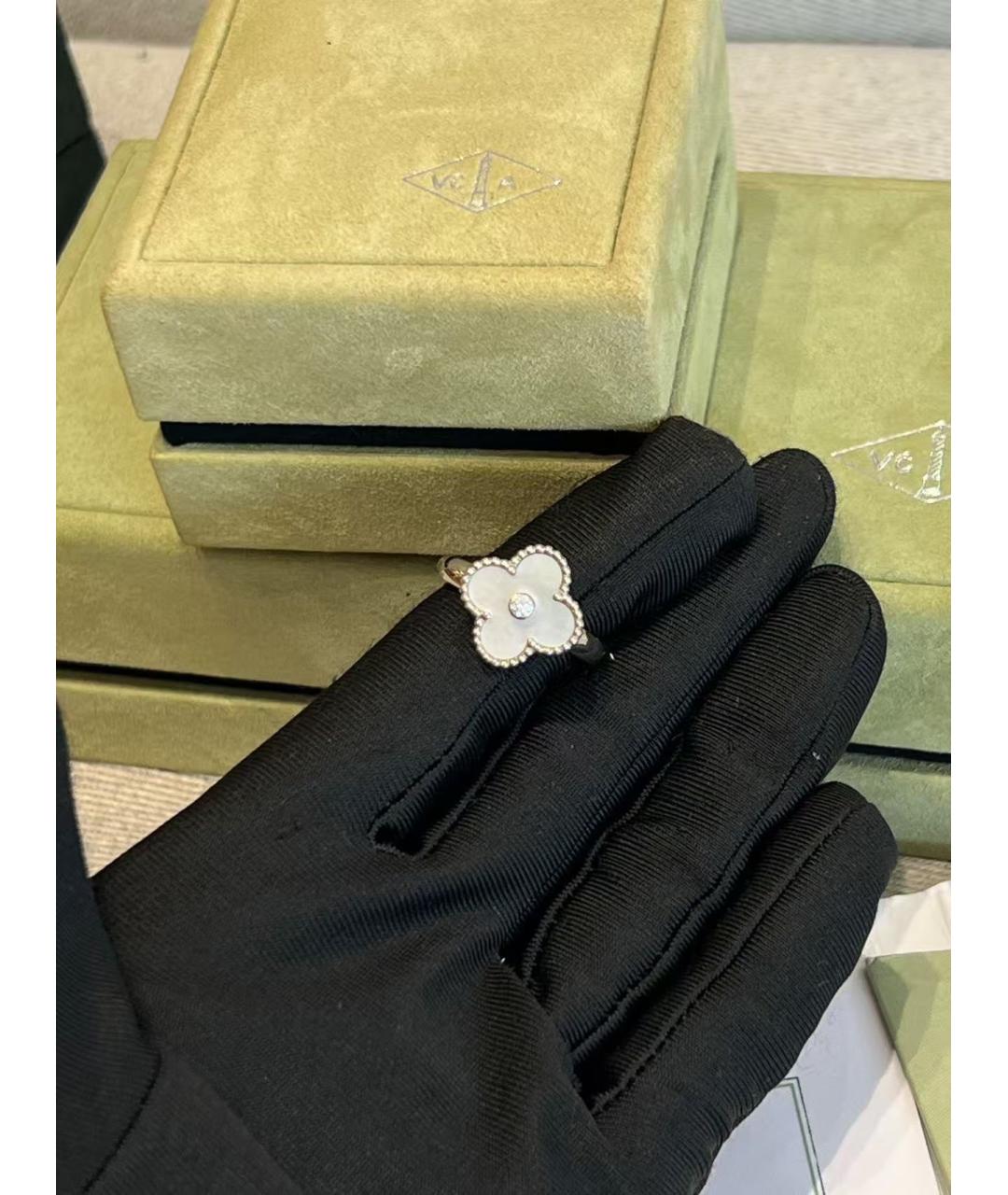 VAN CLEEF & ARPELS Серебряное кольцо из белого золота, фото 3
